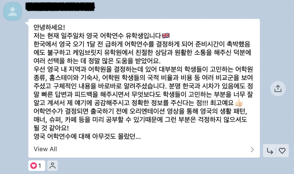 영국 브라이튼 어학연수 - 킹스 어학원 찐 후기!