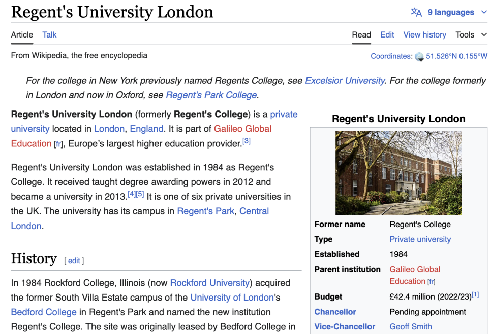영국 공무원 어학연수를 고려 중이시라면? - 런던 대학 부설 어학원 Regent's University London (with. 영국어학연수비용)