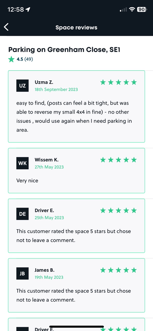 영국의 주차장 찾기 및 예약 어플 YourParkingSpace 소개