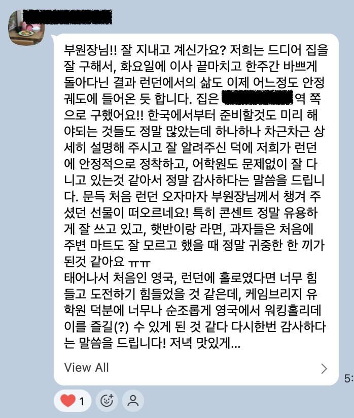 카카오톡 후기