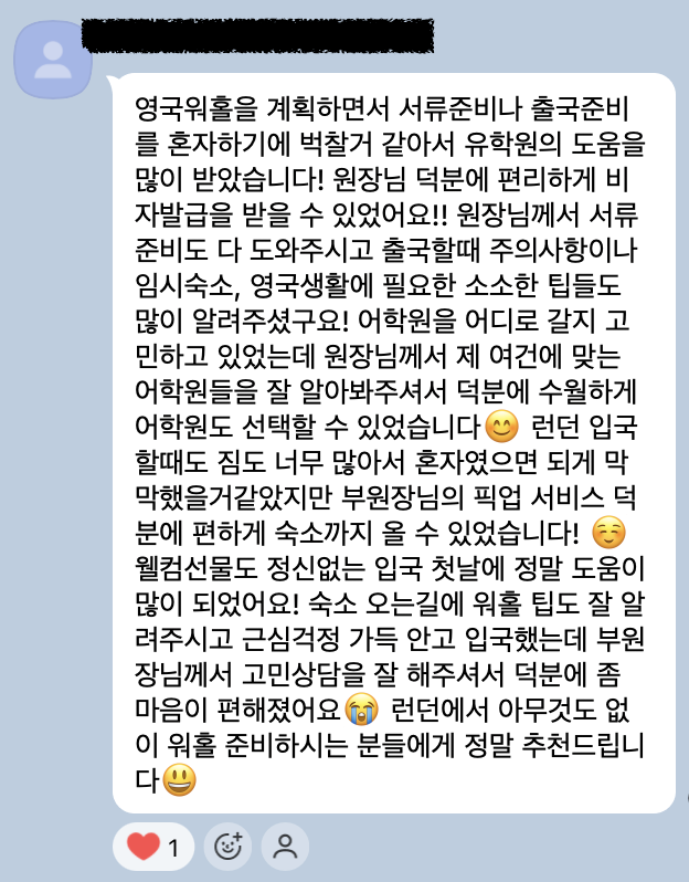 카카오톡 후기