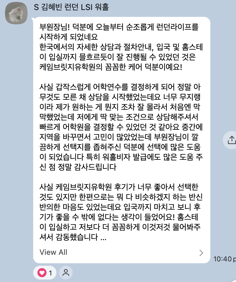 카카오톡 후기