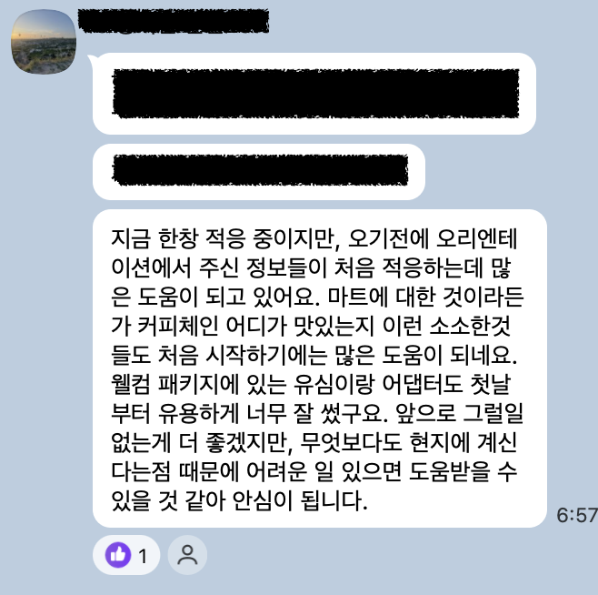 카카오톡 후기