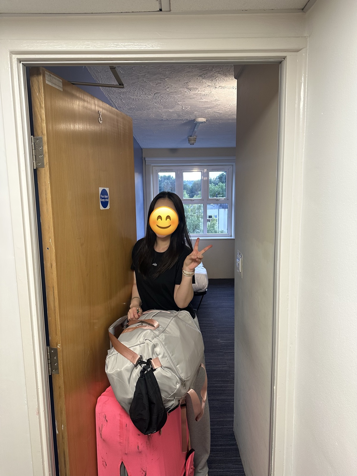 학생 도착 사진